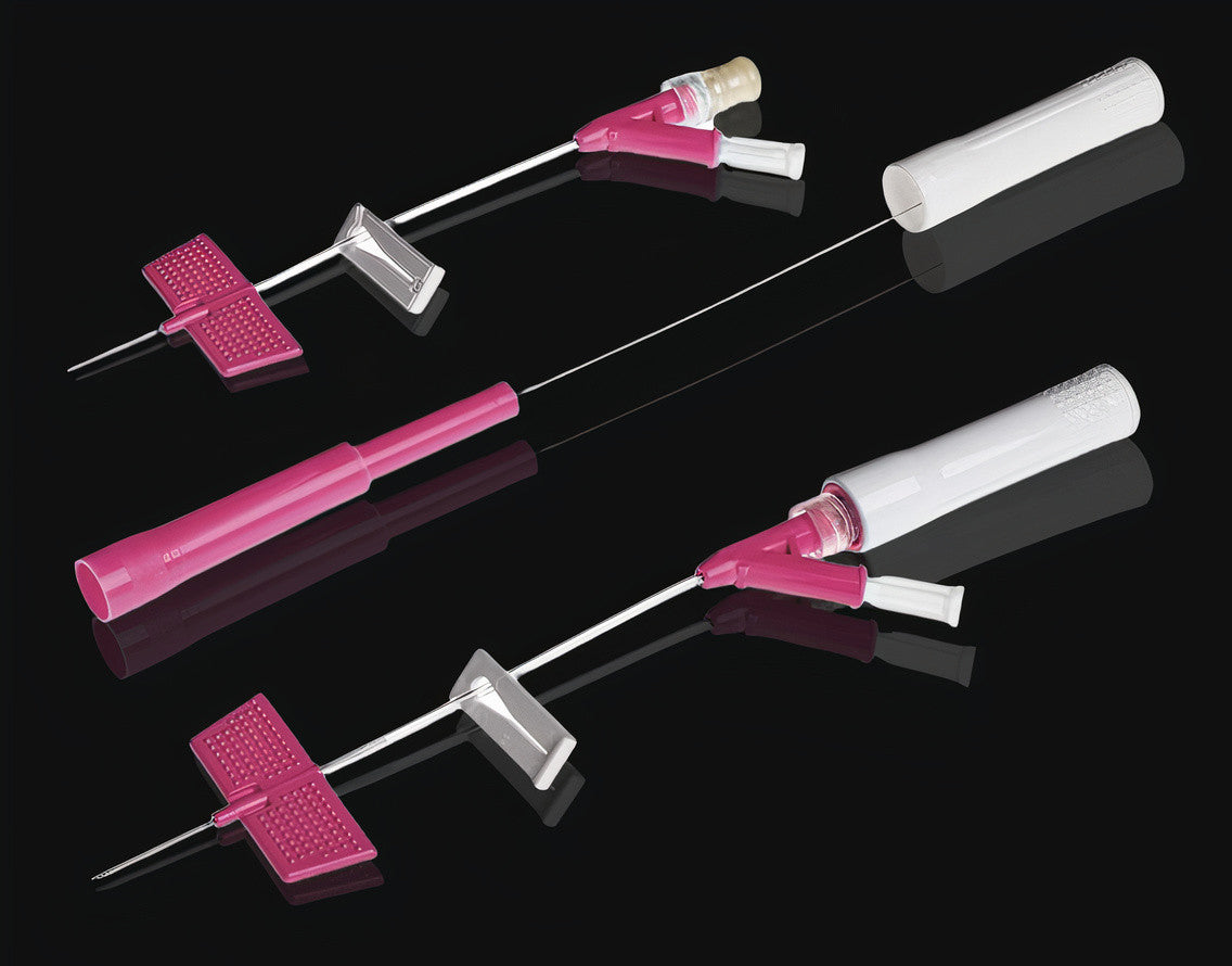 BD Saf-T-Intima™ closed IV catheter system, Y adapter & needle shield